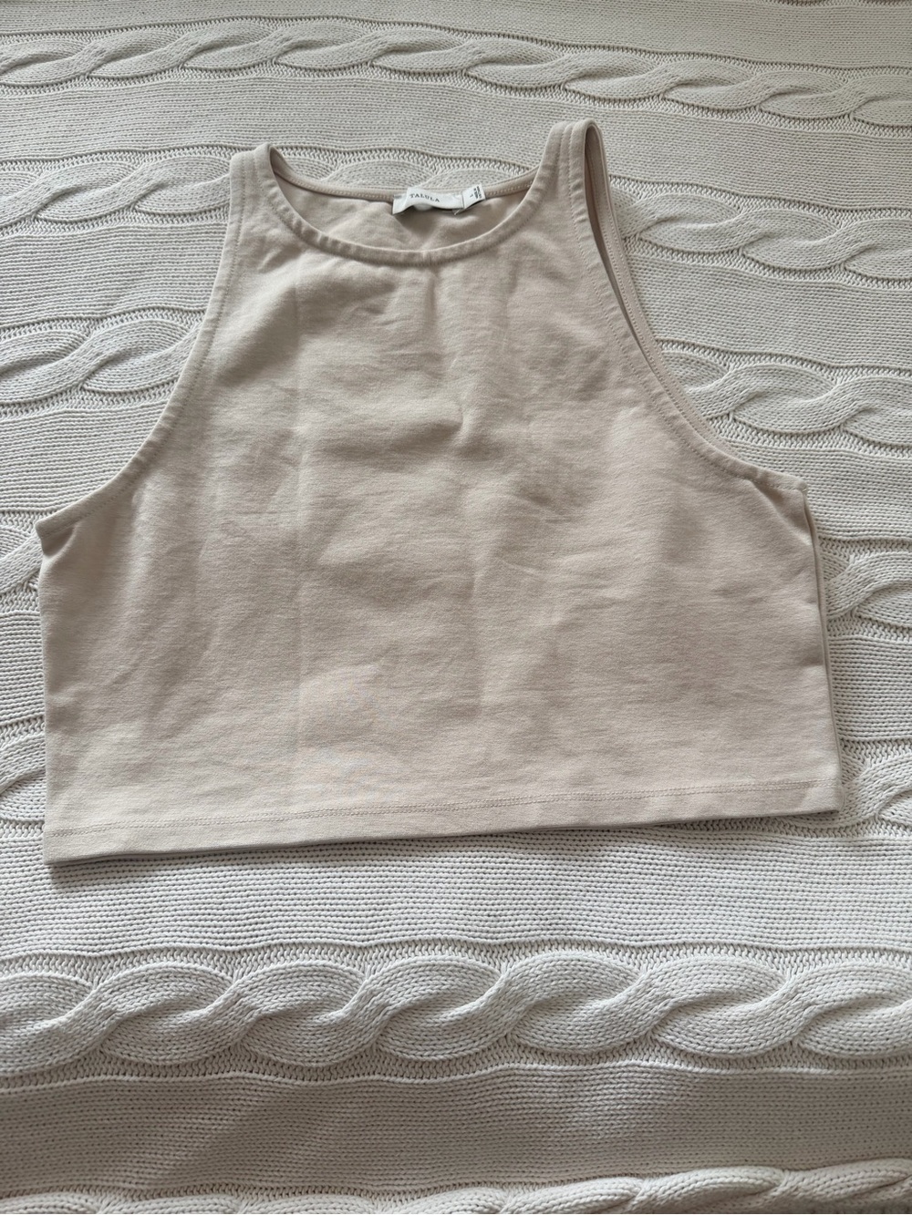 Aritzia Talula Cropped Sleeveless Tank Top Size L